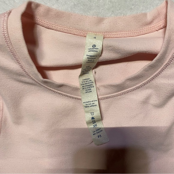 Lululemon Pink Long Sleeve 4 - Picture 3 of 6
